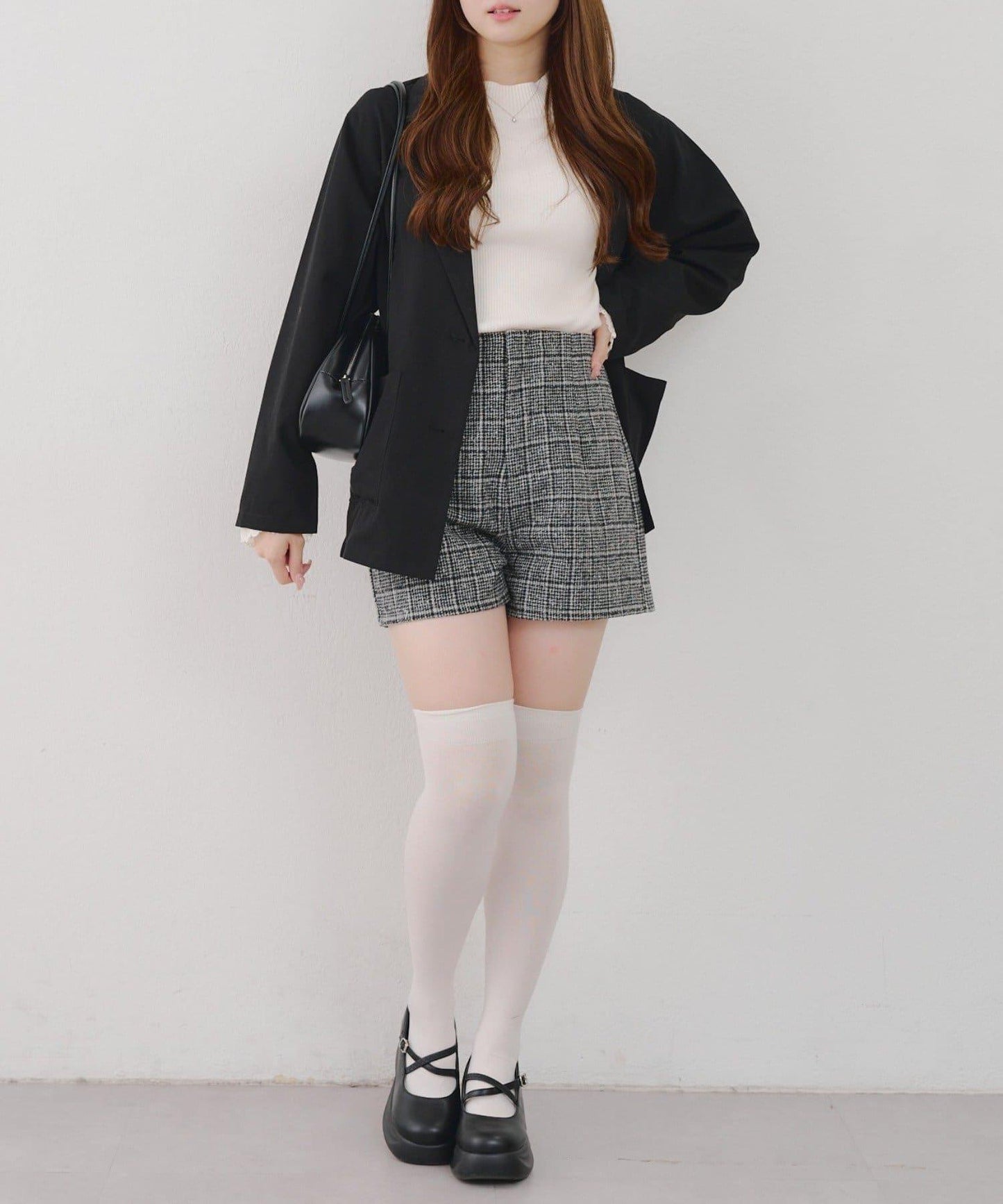 【Tweed Collection】格紋短褲