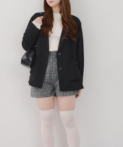 【Tweed Collection】格紋短褲