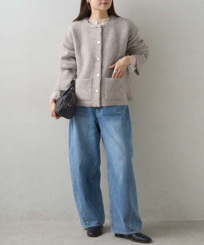 錐形牛仔3D立體剪裁牛仔褲