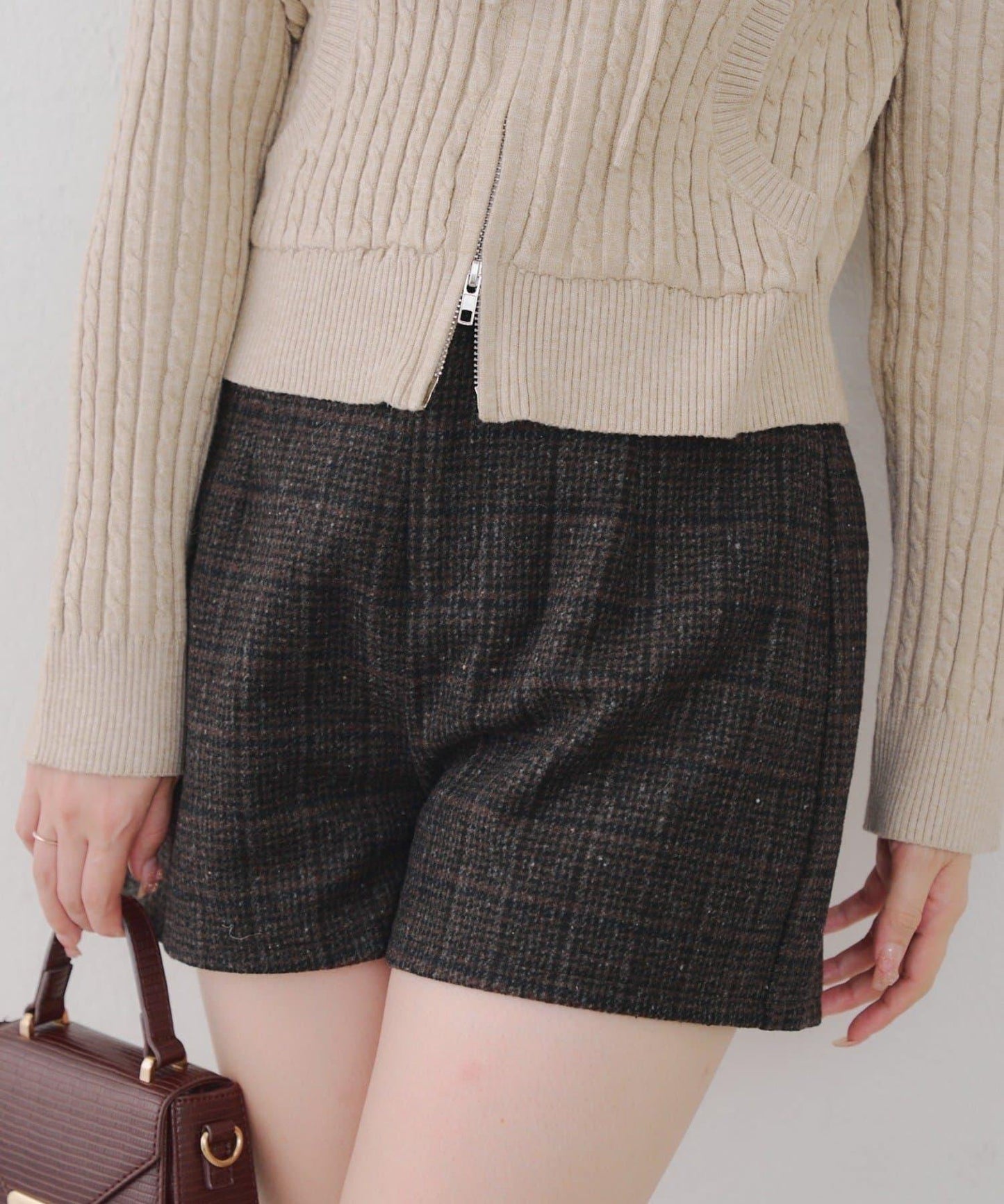 【Tweed Collection】格紋短褲