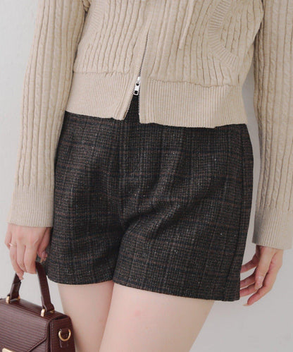 【Tweed Collection】格紋短褲