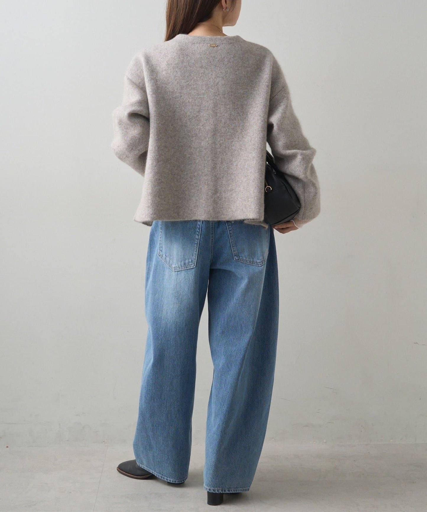 錐形牛仔3D立體剪裁牛仔褲