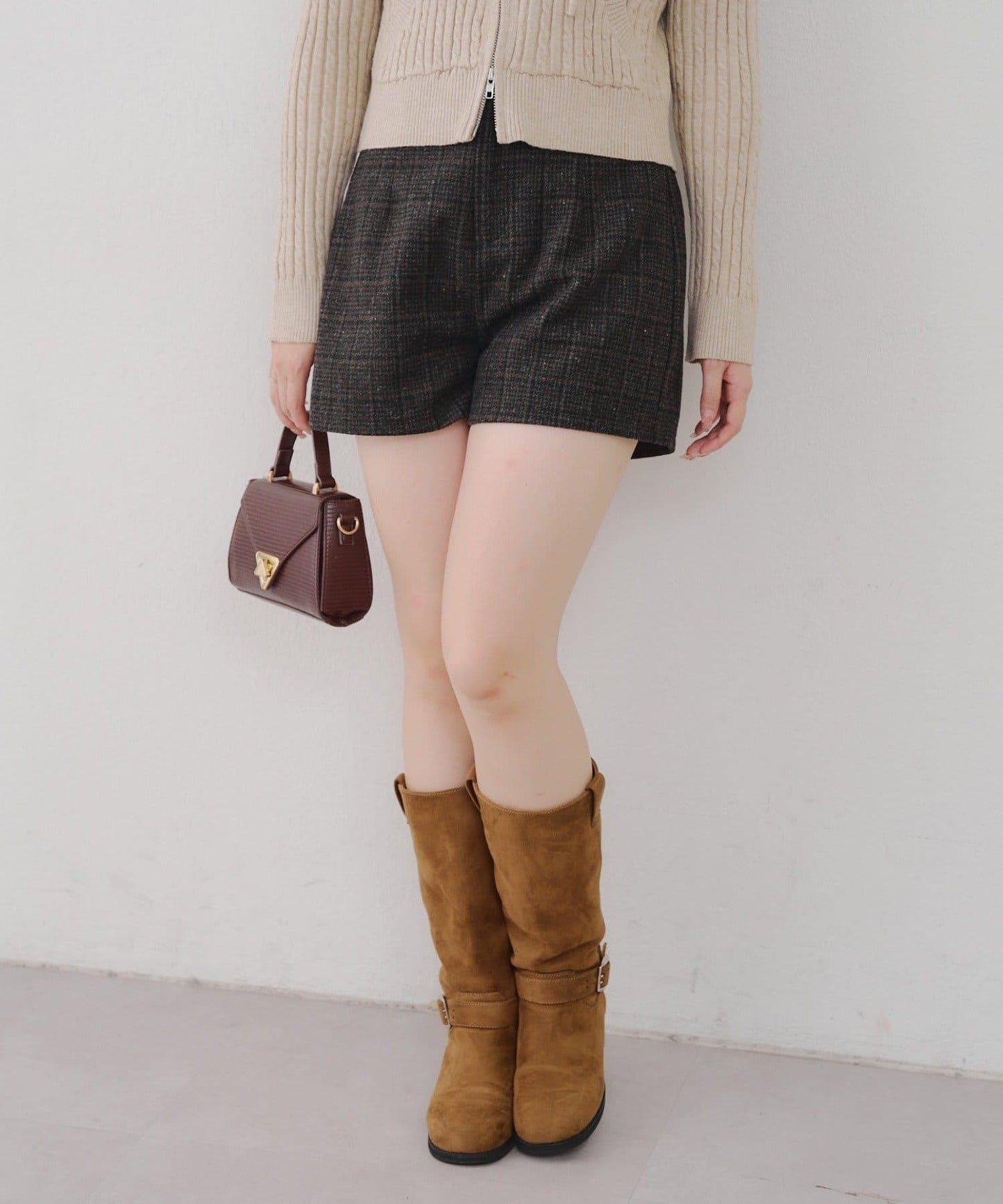 【Tweed Collection】格紋短褲