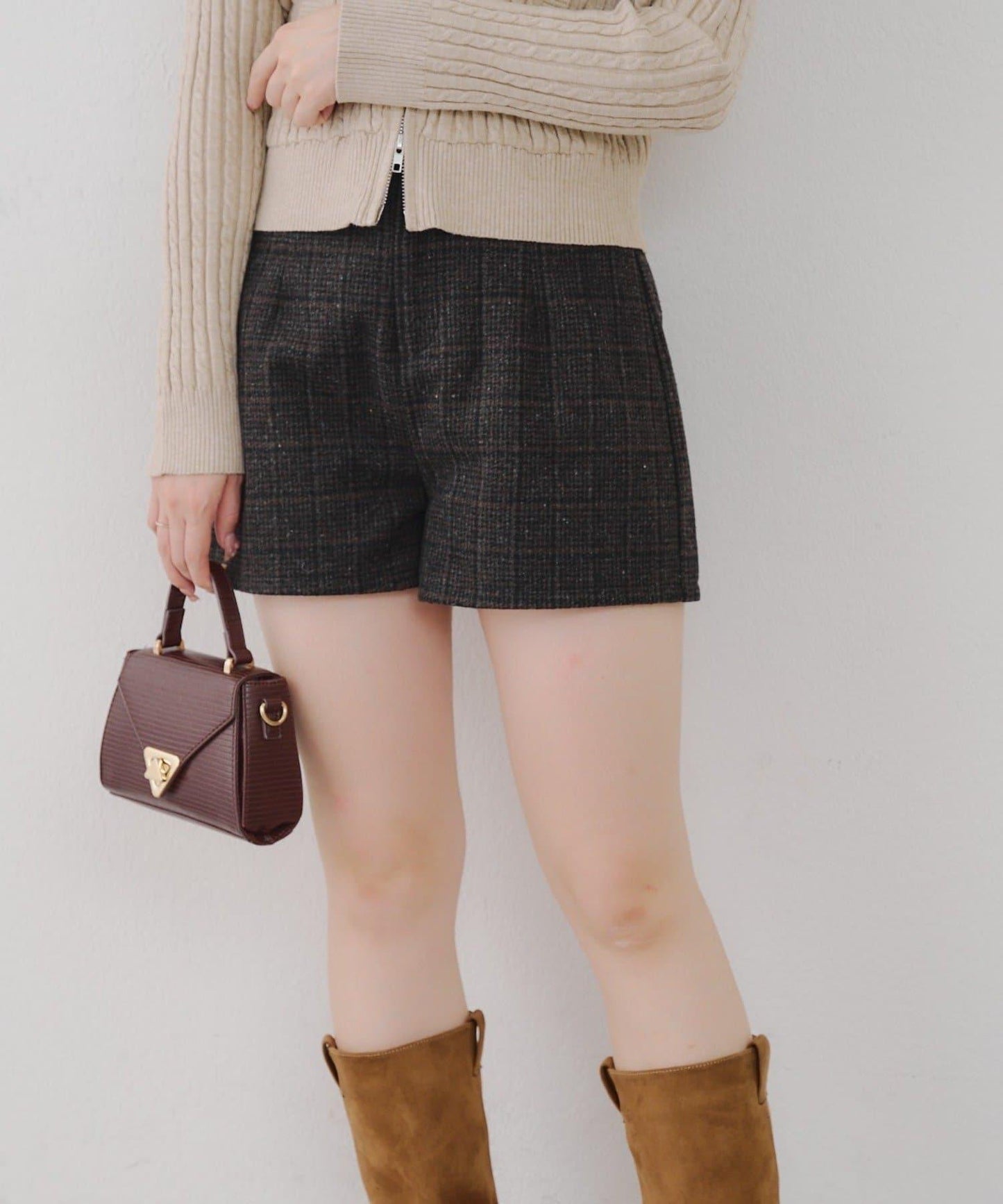 【Tweed Collection】格紋短褲