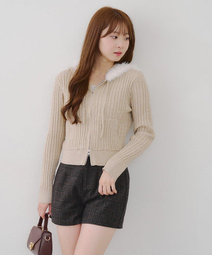 【Tweed Collection】格紋短褲