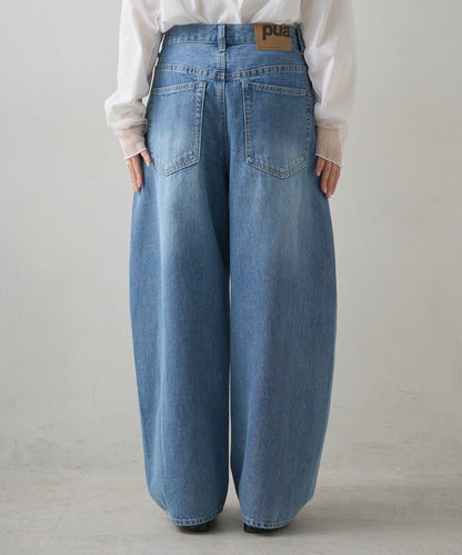 錐形牛仔3D立體剪裁牛仔褲