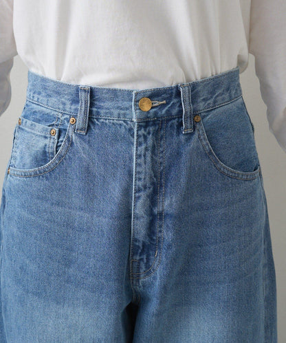 錐形牛仔3D立體剪裁牛仔褲