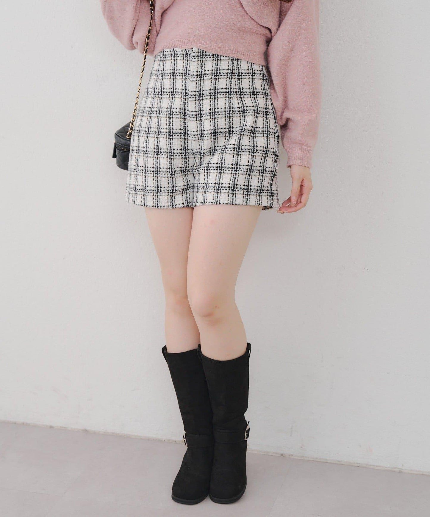 【Tweed Collection】格紋短褲