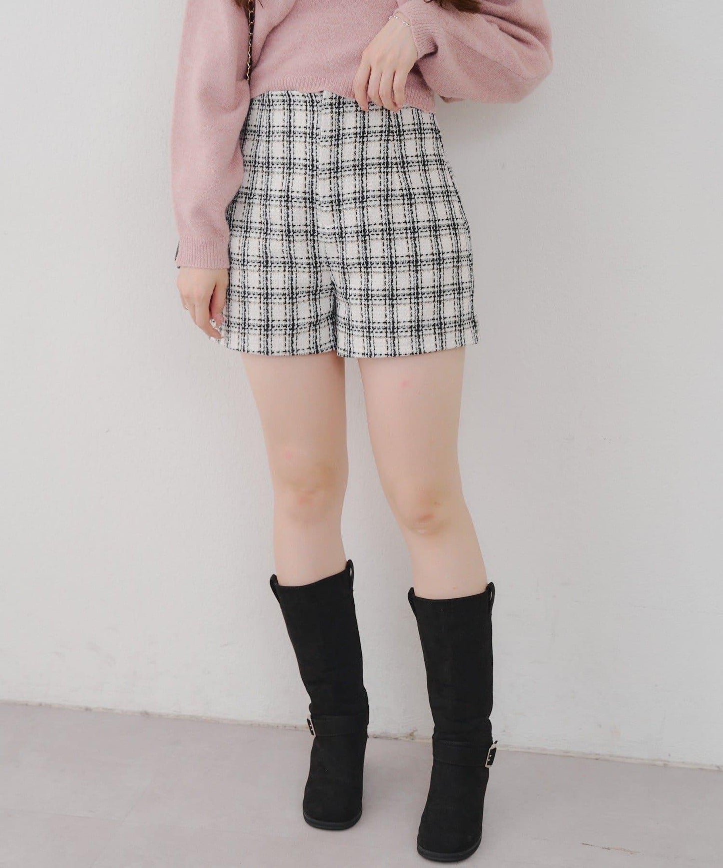 【Tweed Collection】格紋短褲