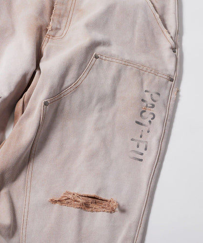 FromVintage 塗鴉鴨子雙膝褲