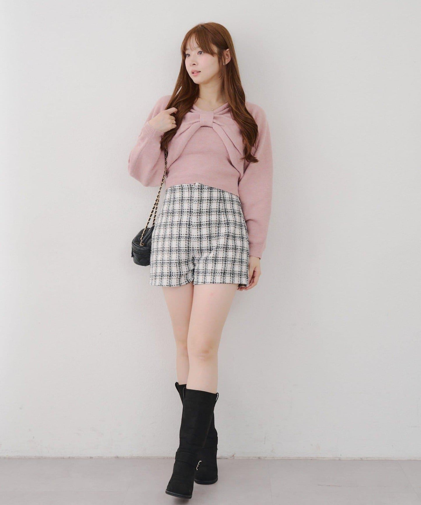 【Tweed Collection】格紋短褲