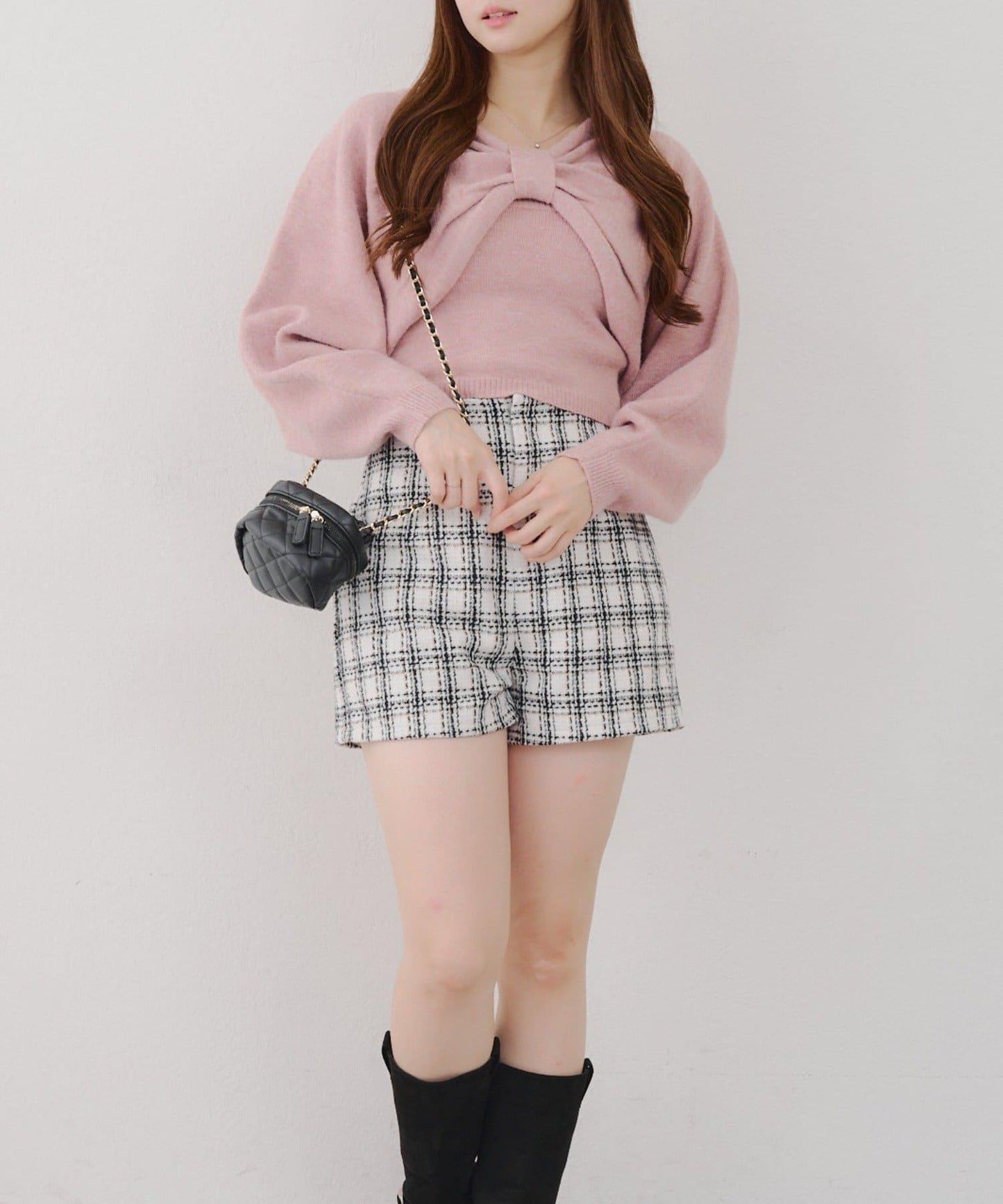 【Tweed Collection】格紋短褲