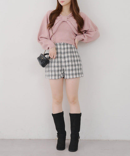 【Tweed Collection】格紋短褲