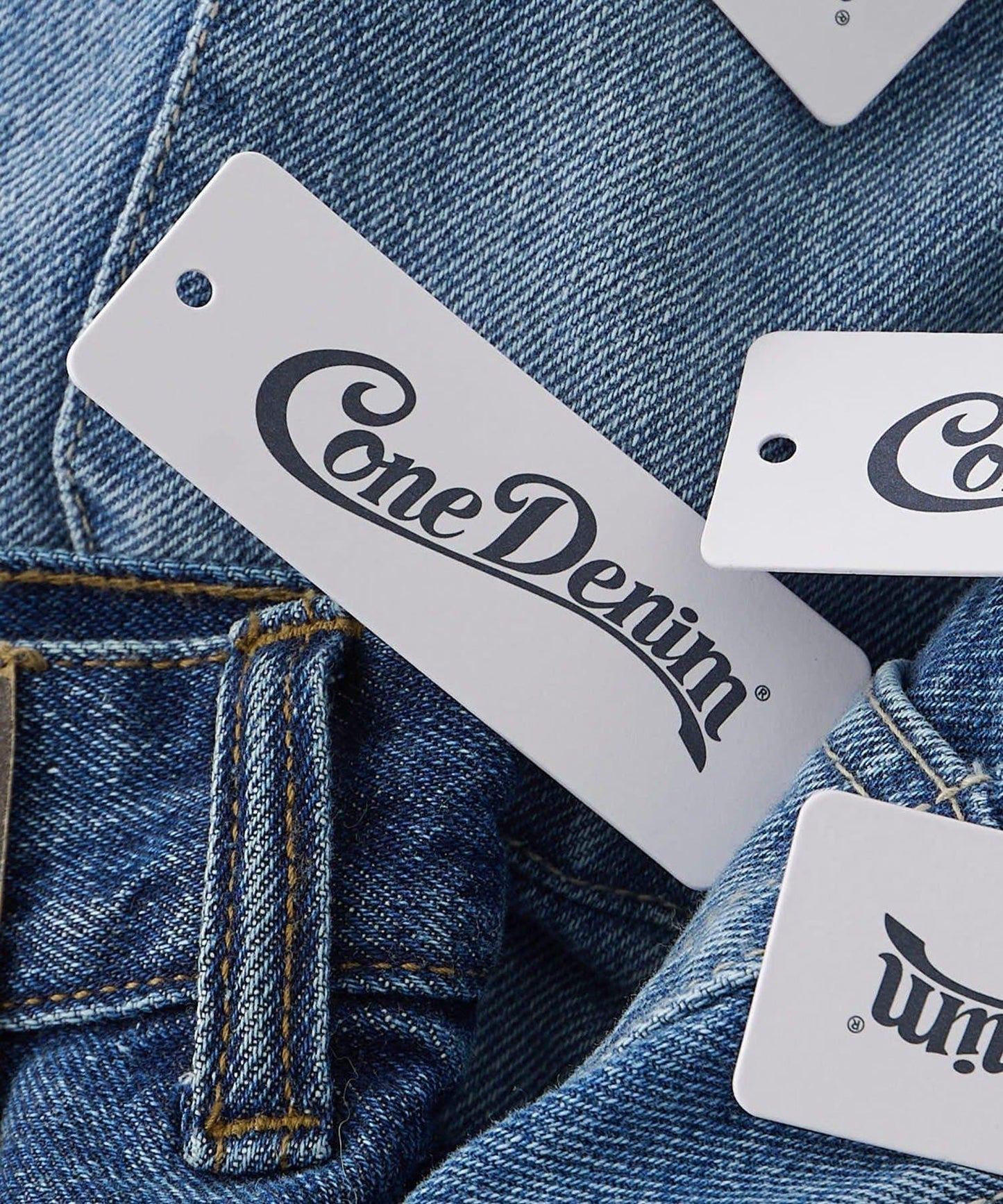 錐形牛仔3D立體剪裁牛仔褲