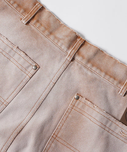 FromVintage 塗鴉鴨子雙膝褲