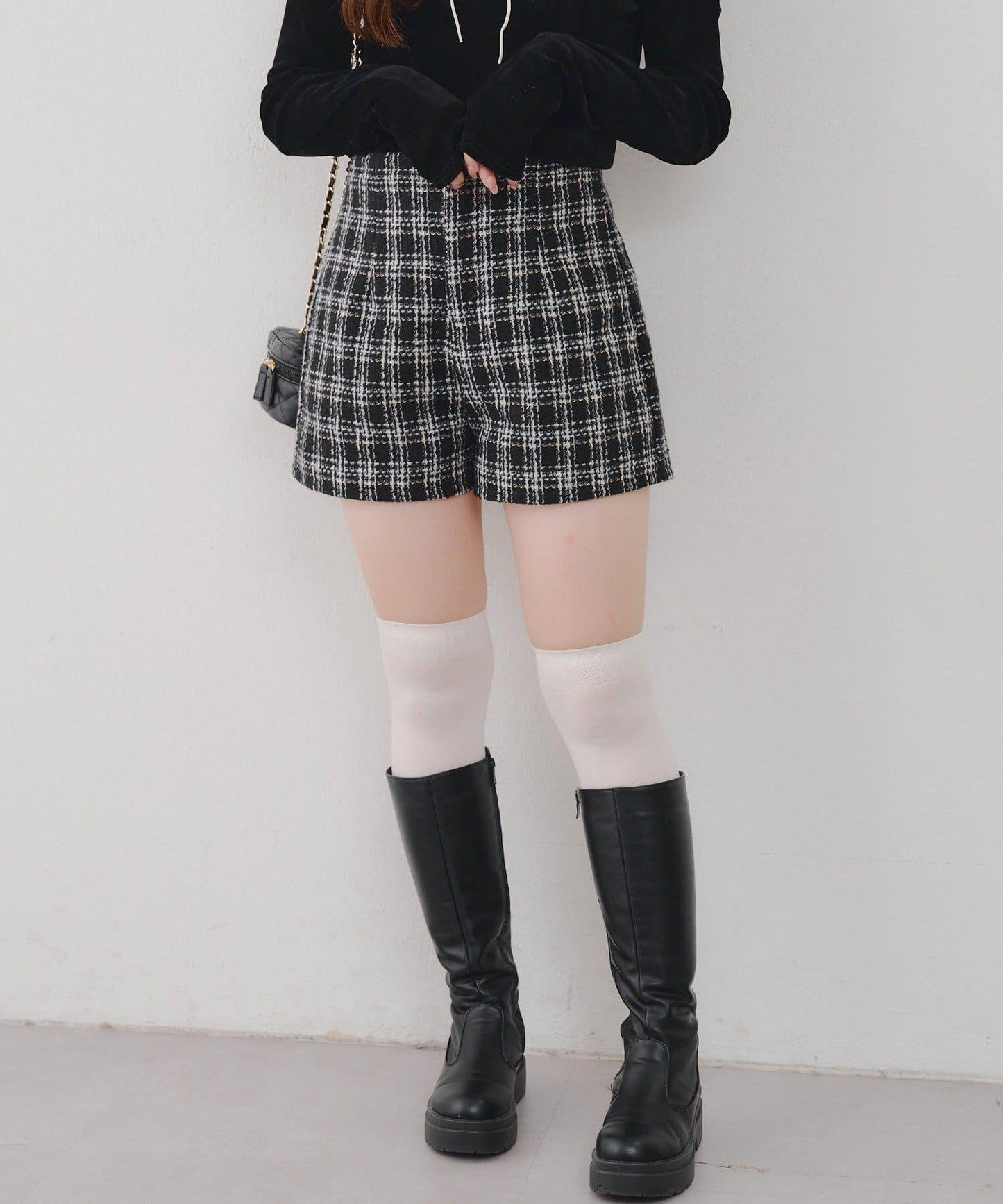 【Tweed Collection】格紋短褲