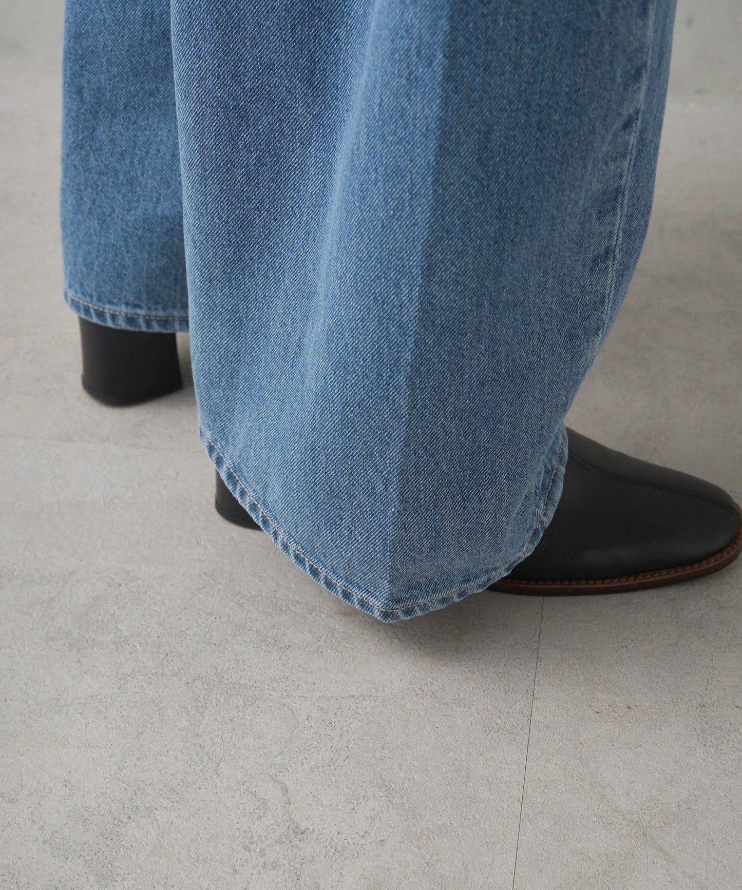 錐形牛仔3D立體剪裁牛仔褲