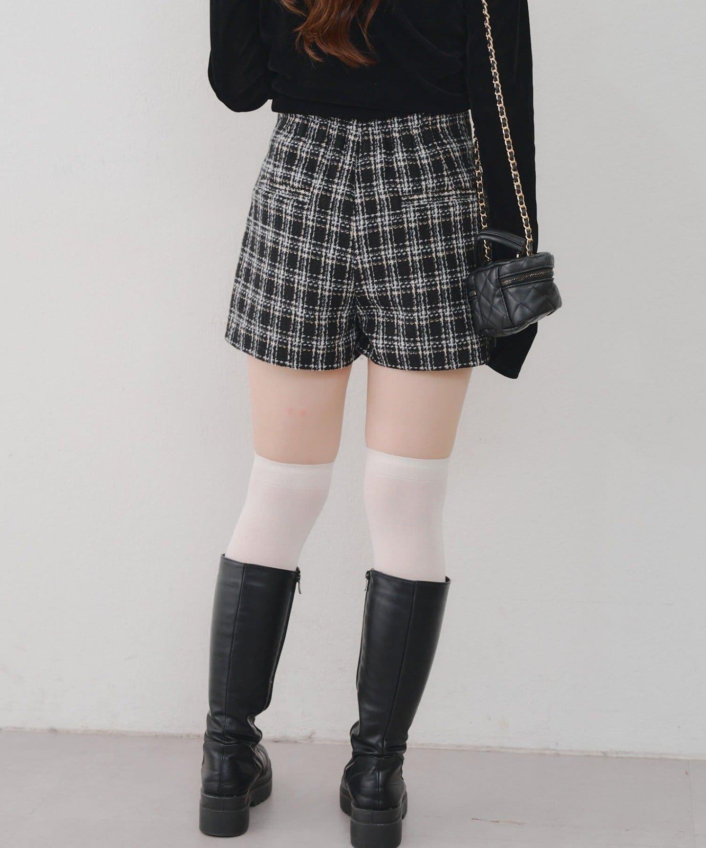 【Tweed Collection】格紋短褲