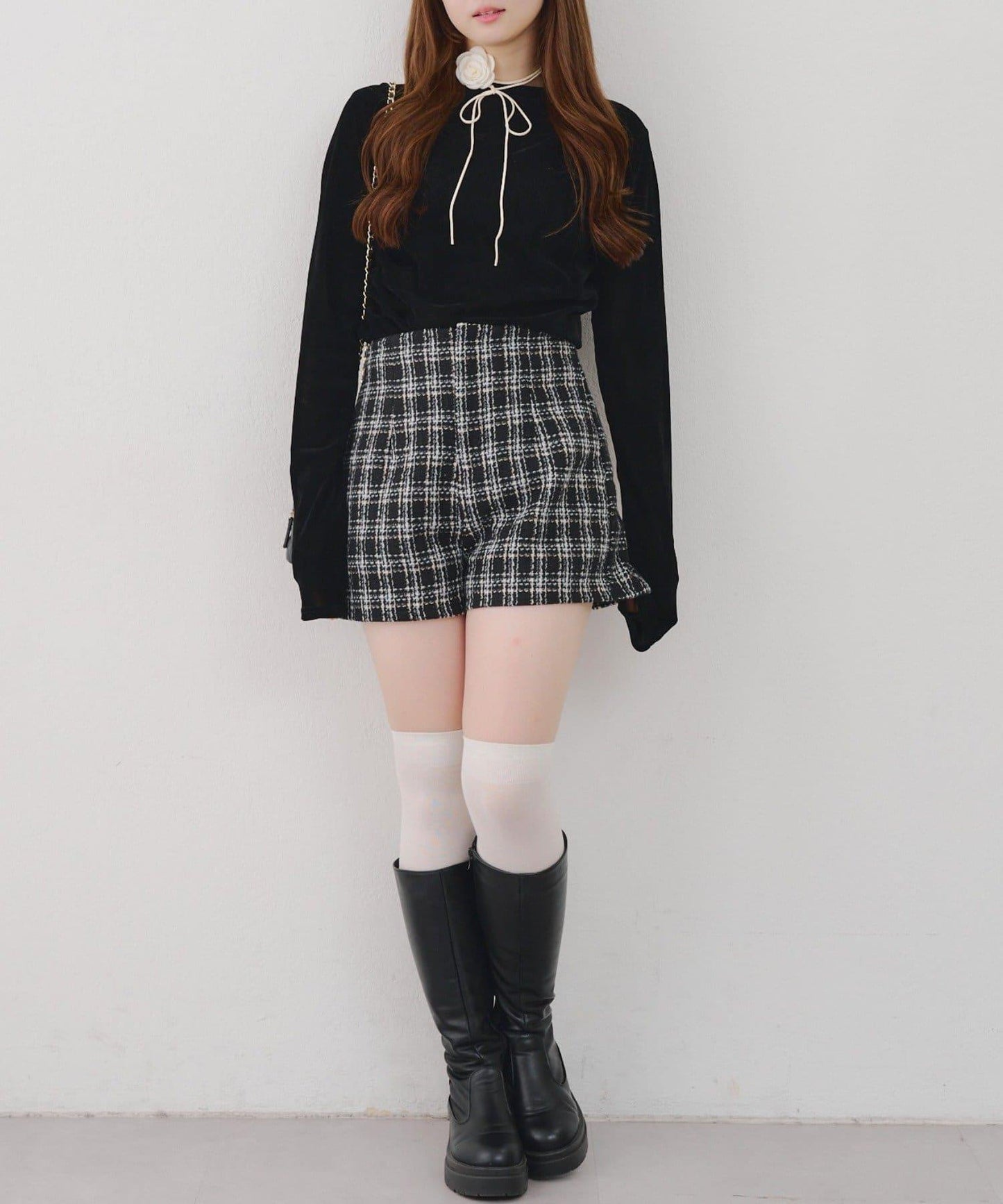 【Tweed Collection】格紋短褲