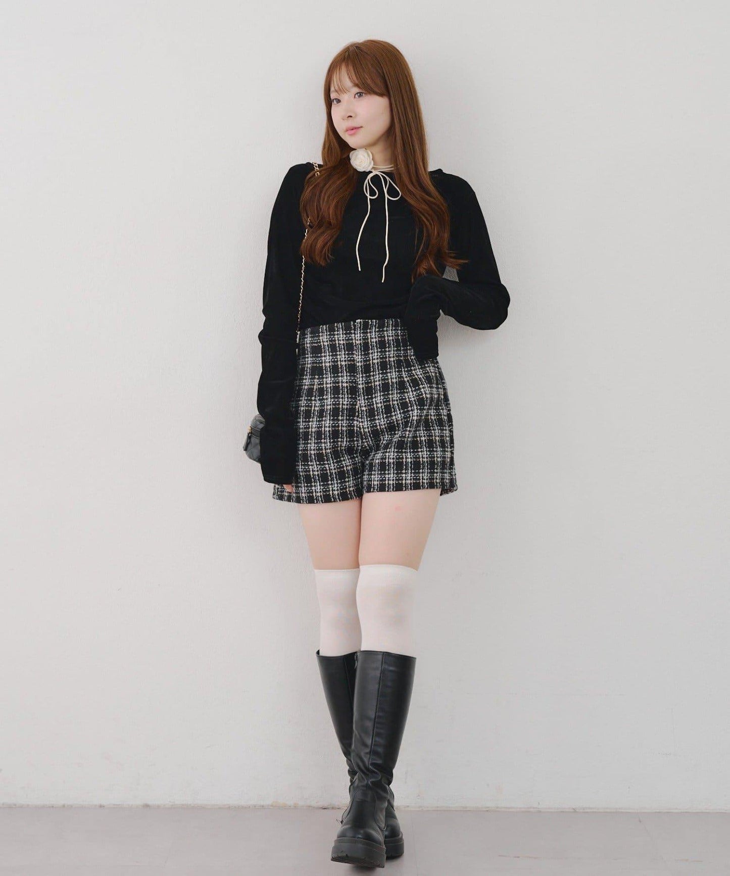 【Tweed Collection】格紋短褲