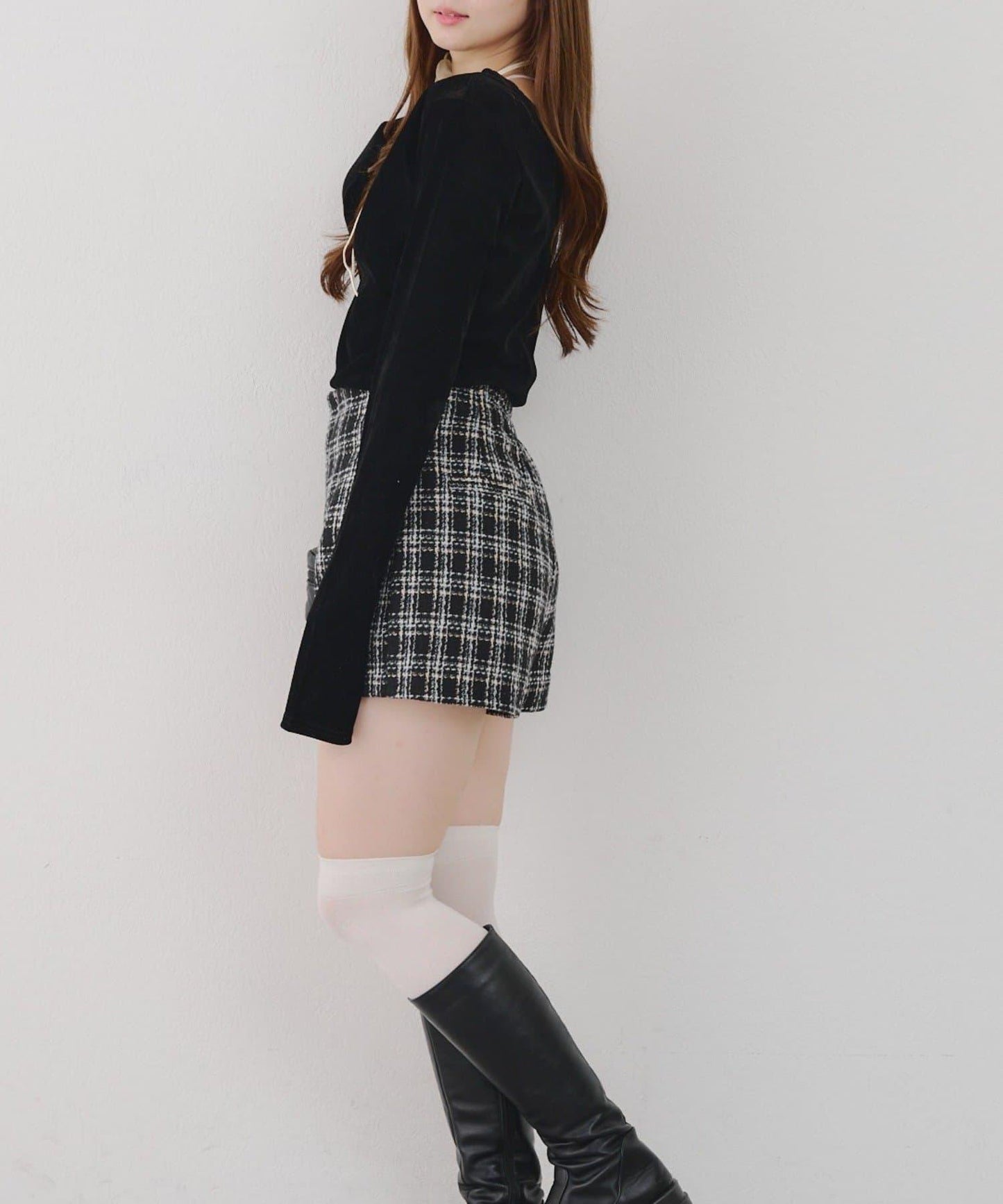 【Tweed Collection】格紋短褲