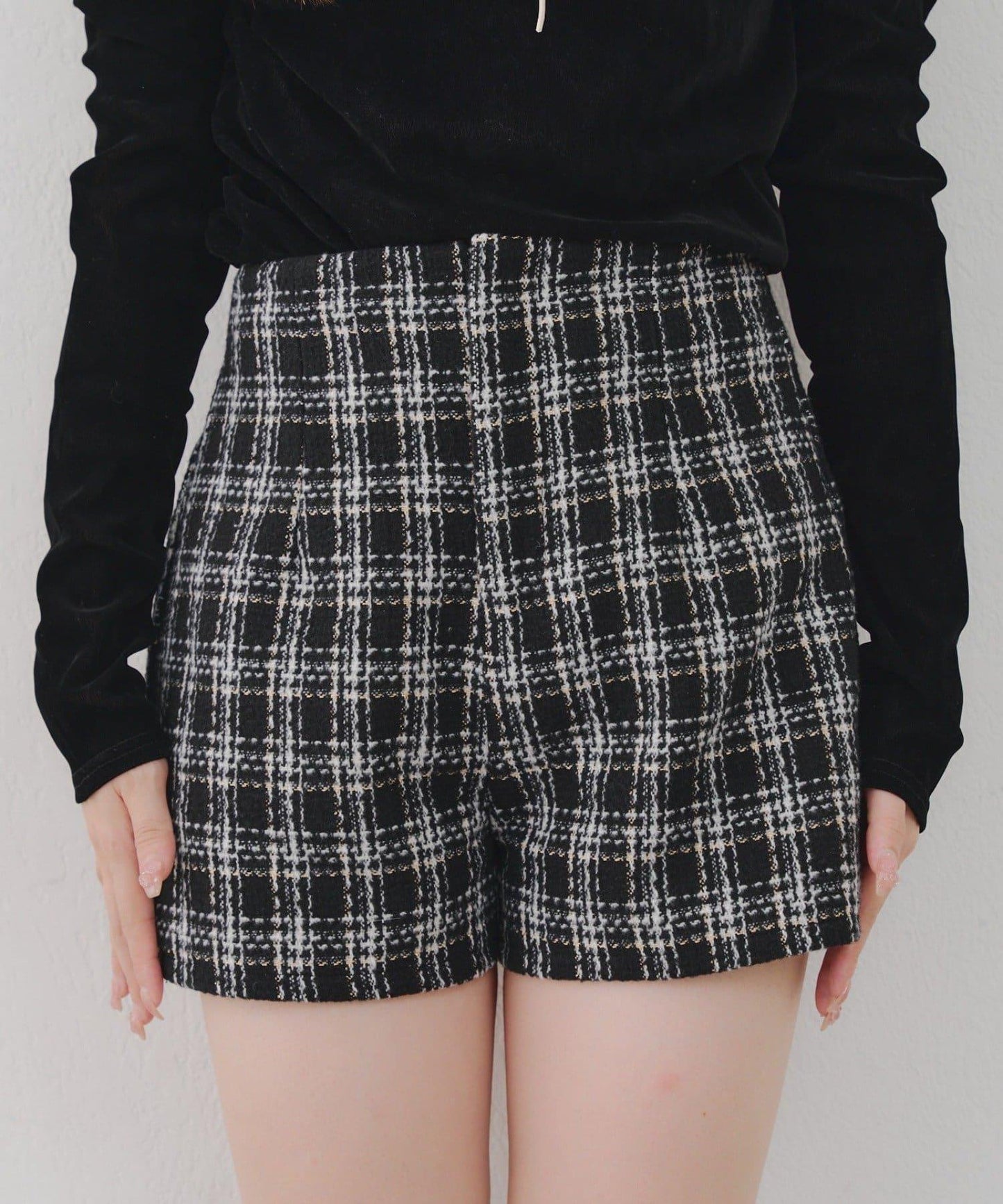 【Tweed Collection】格紋短褲