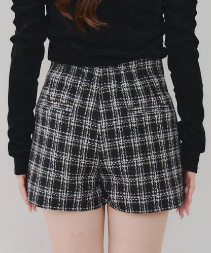 【Tweed Collection】格紋短褲