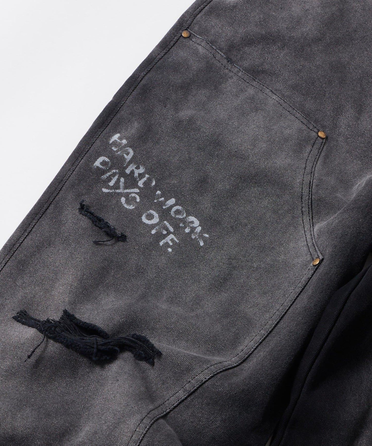 FromVintage 塗鴉鴨子雙膝褲