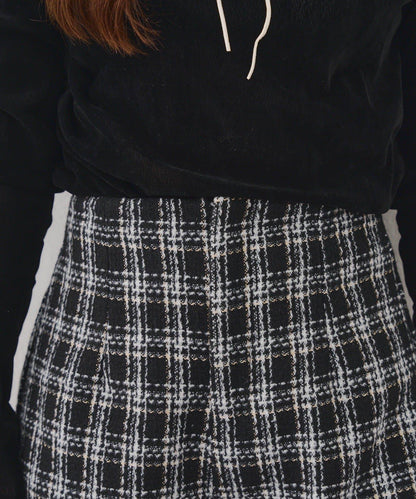 【Tweed Collection】格紋短褲