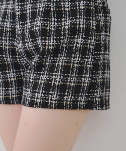 【Tweed Collection】格紋短褲