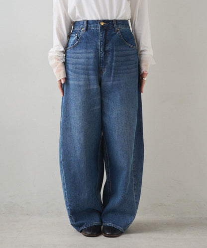 錐形牛仔3D立體剪裁牛仔褲