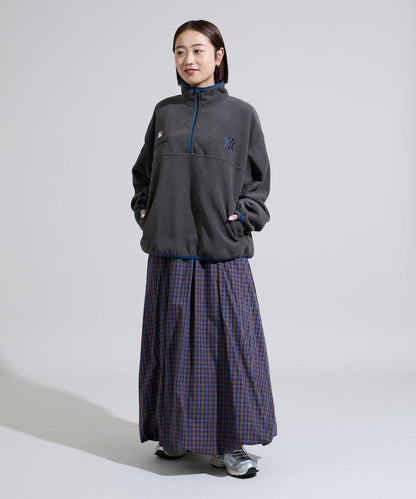 格紋泡泡裙