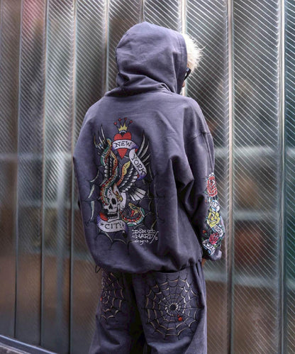 FR(13)NDS × Ed Hardy/聯名拉鍊連帽衛衣