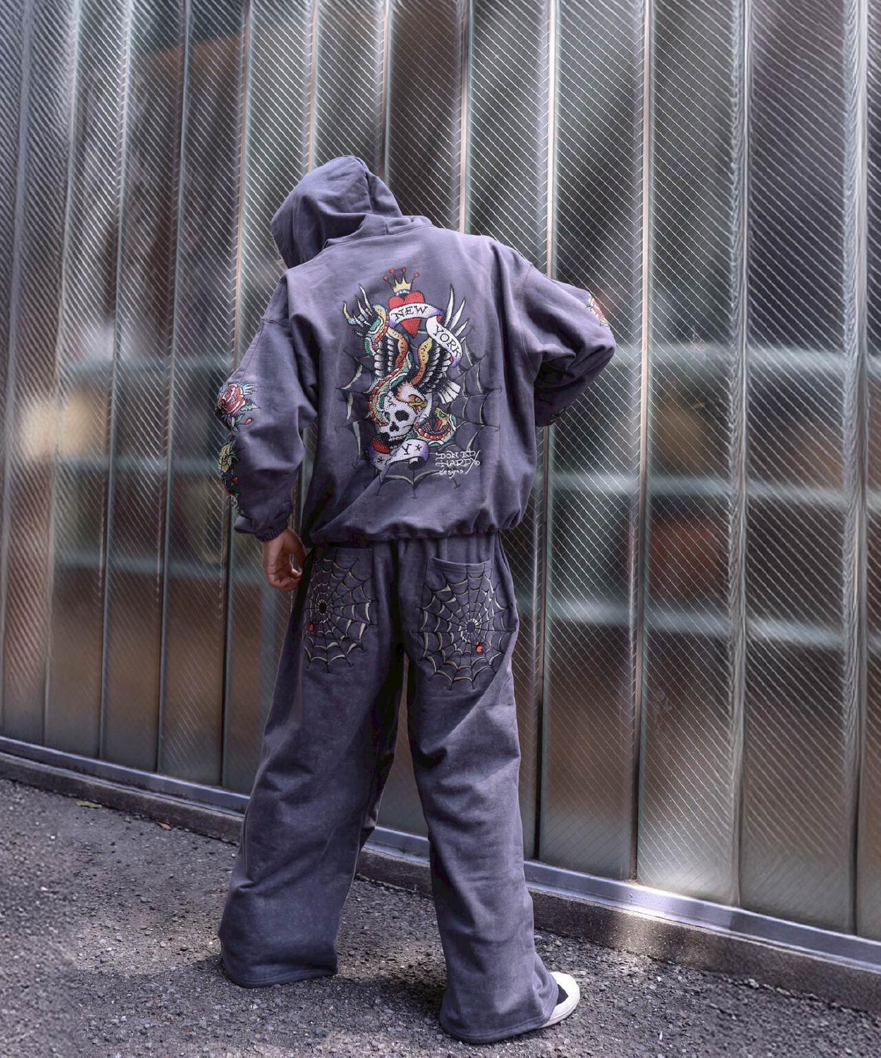FR(13)NDS × Ed Hardy/聯名拉鍊連帽衛衣