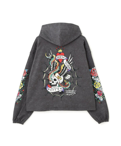 FR(13)NDS × Ed Hardy/聯名拉鍊連帽衛衣
