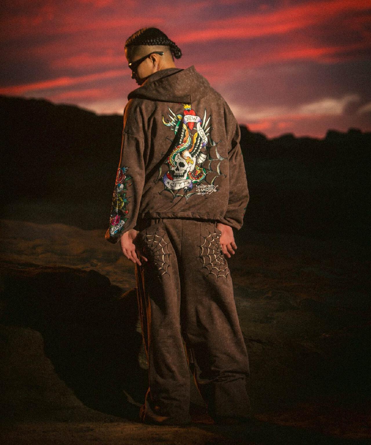 FR(13)NDS × Ed Hardy/聯名拉鍊連帽衛衣