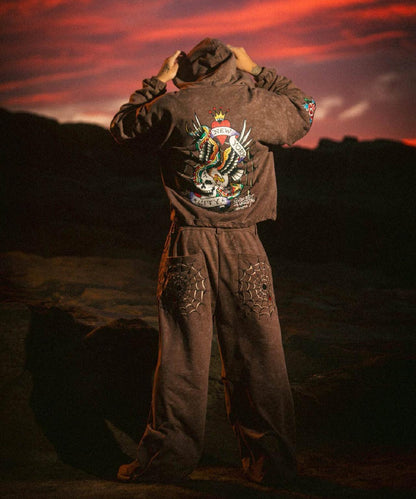 FR(13)NDS × Ed Hardy/聯名拉鍊連帽衛衣