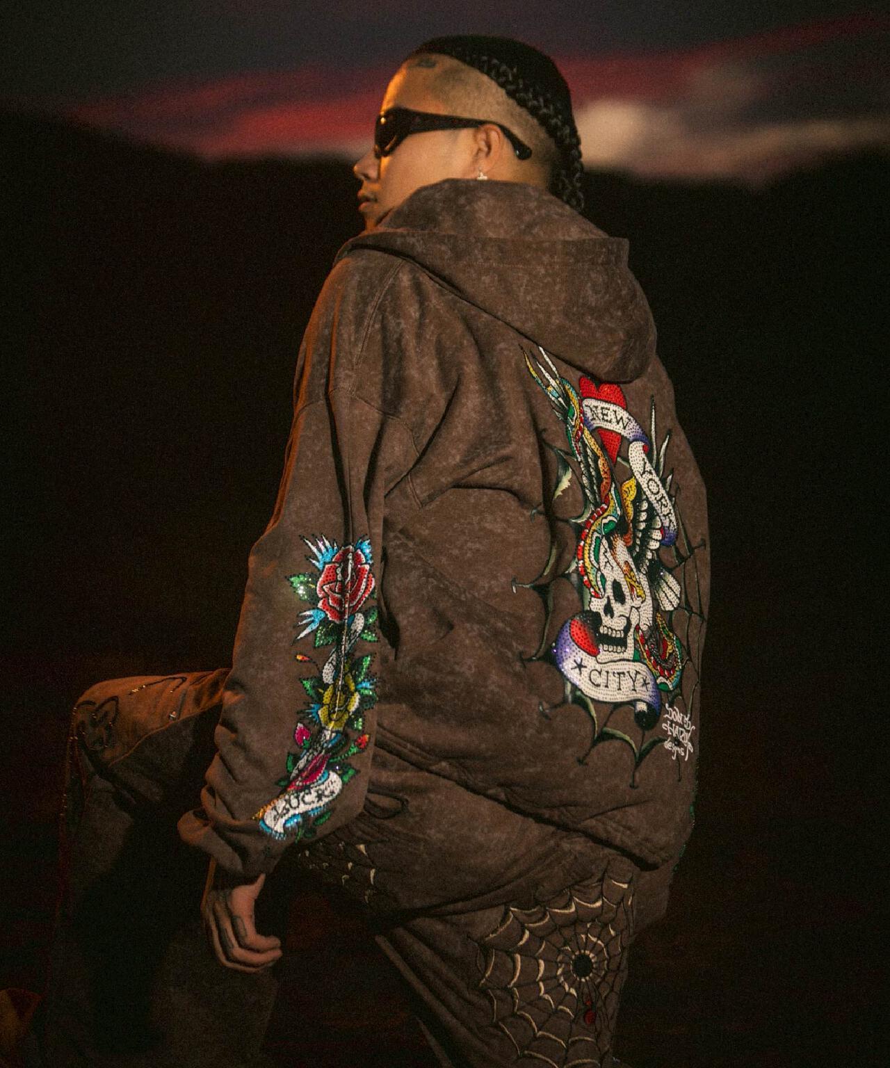 FR(13)NDS × Ed Hardy/聯名拉鍊連帽衛衣