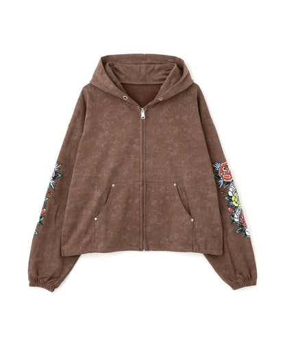 FR(13)NDS × Ed Hardy/聯名拉鍊連帽衛衣