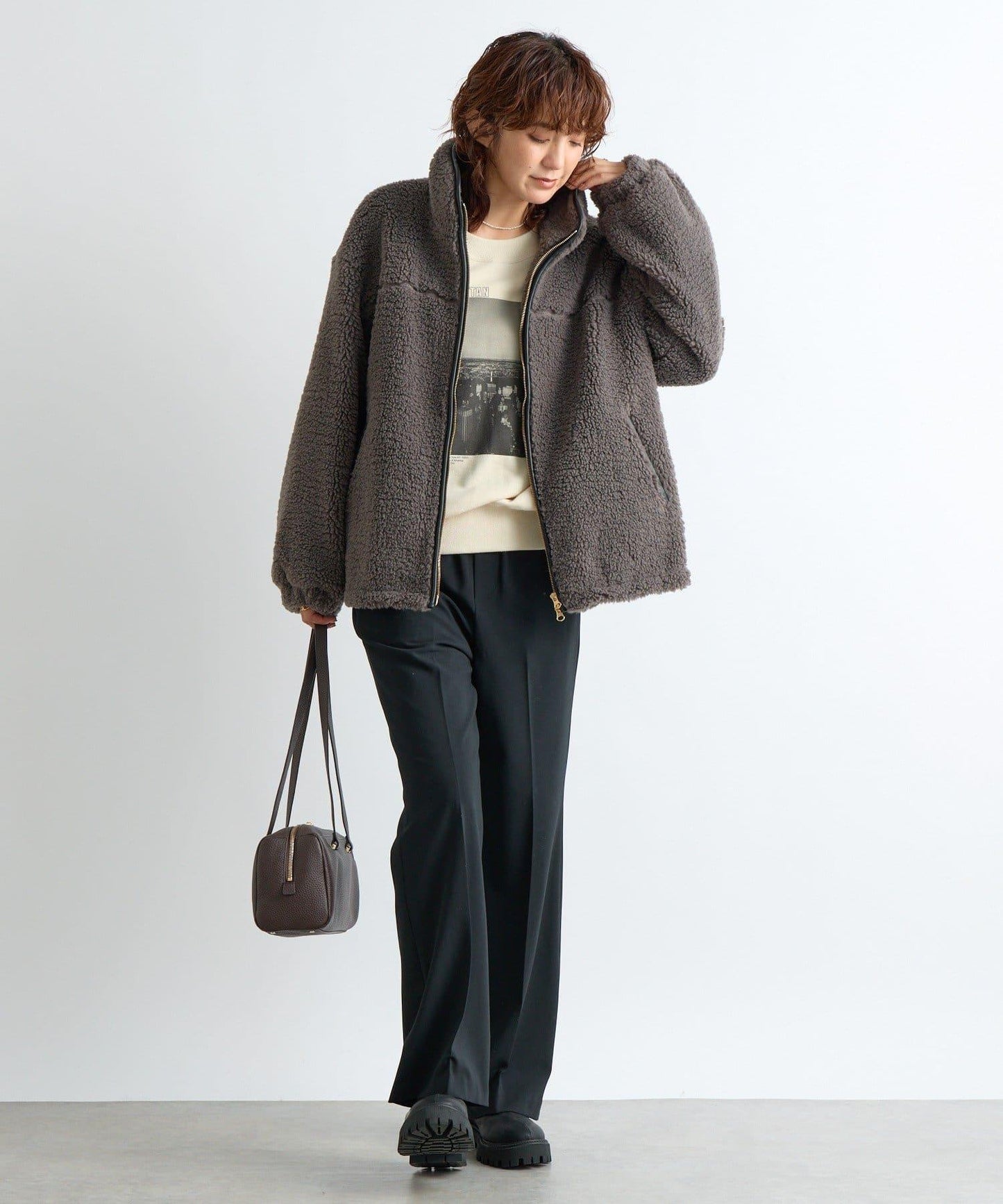 【大人休閒風】2way照片印花衛衣