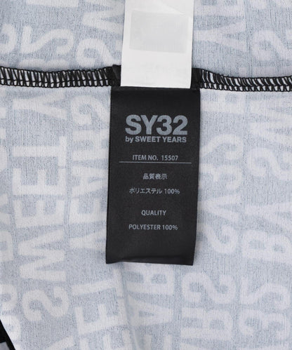 SY32 by SWEET YEARS 漸變標誌長袖T恤