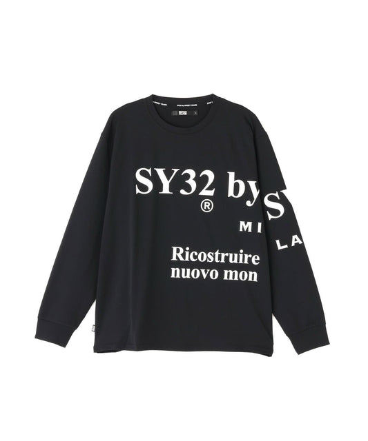 SY32 by SWEET YEARS 新款分體圖案長袖T恤
