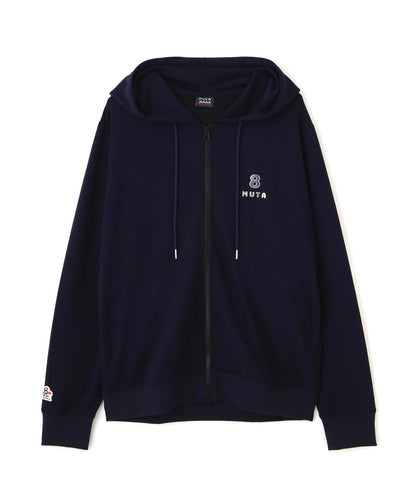 muta MARINE/聯名金屬質感連帽外套