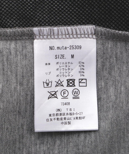 muta MARINE/聯名金屬質感連帽外套