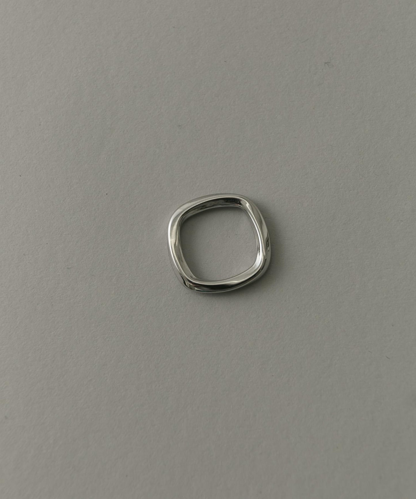 不鏽鋼方形紐扣戒指