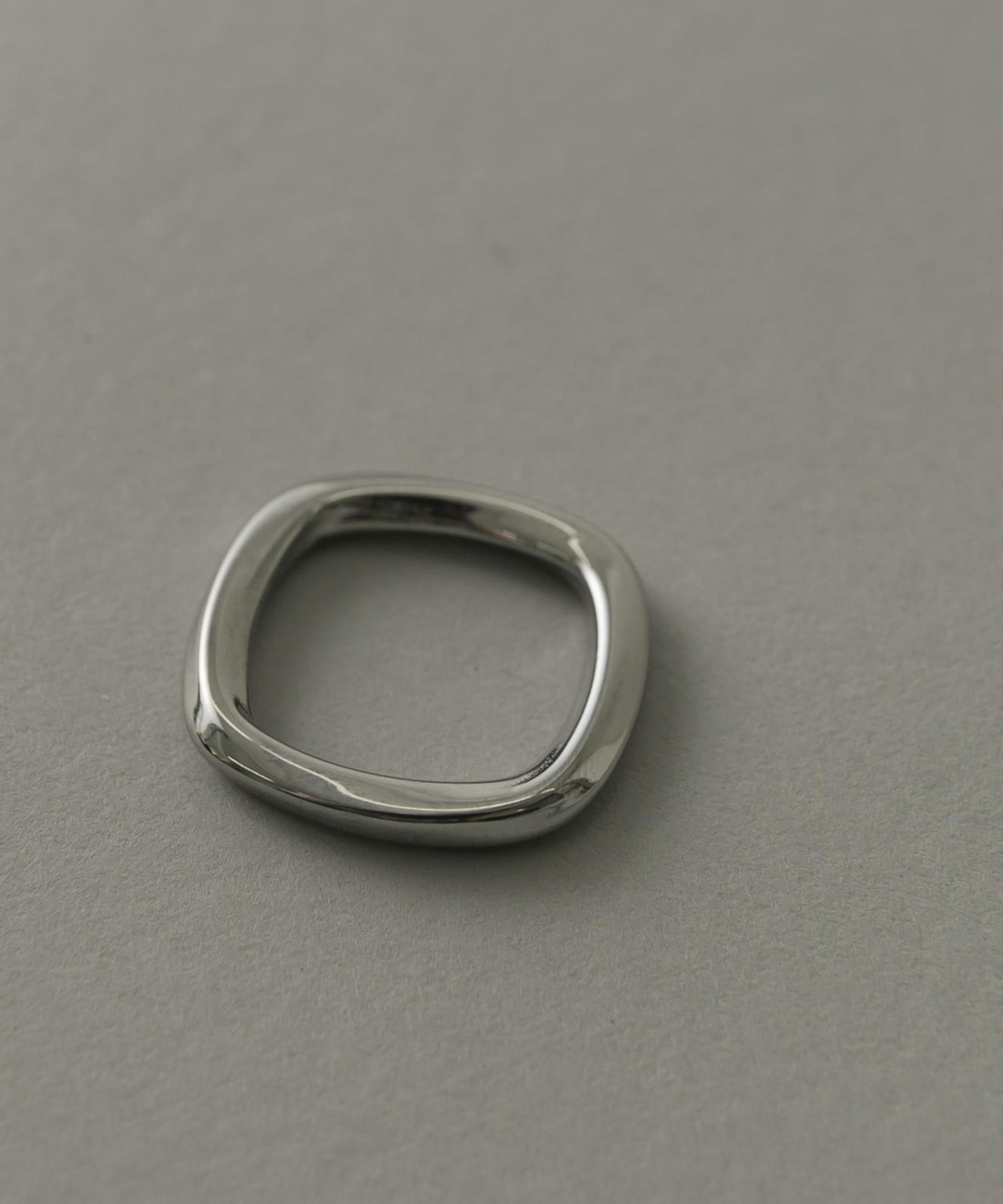 不鏽鋼方形紐扣戒指