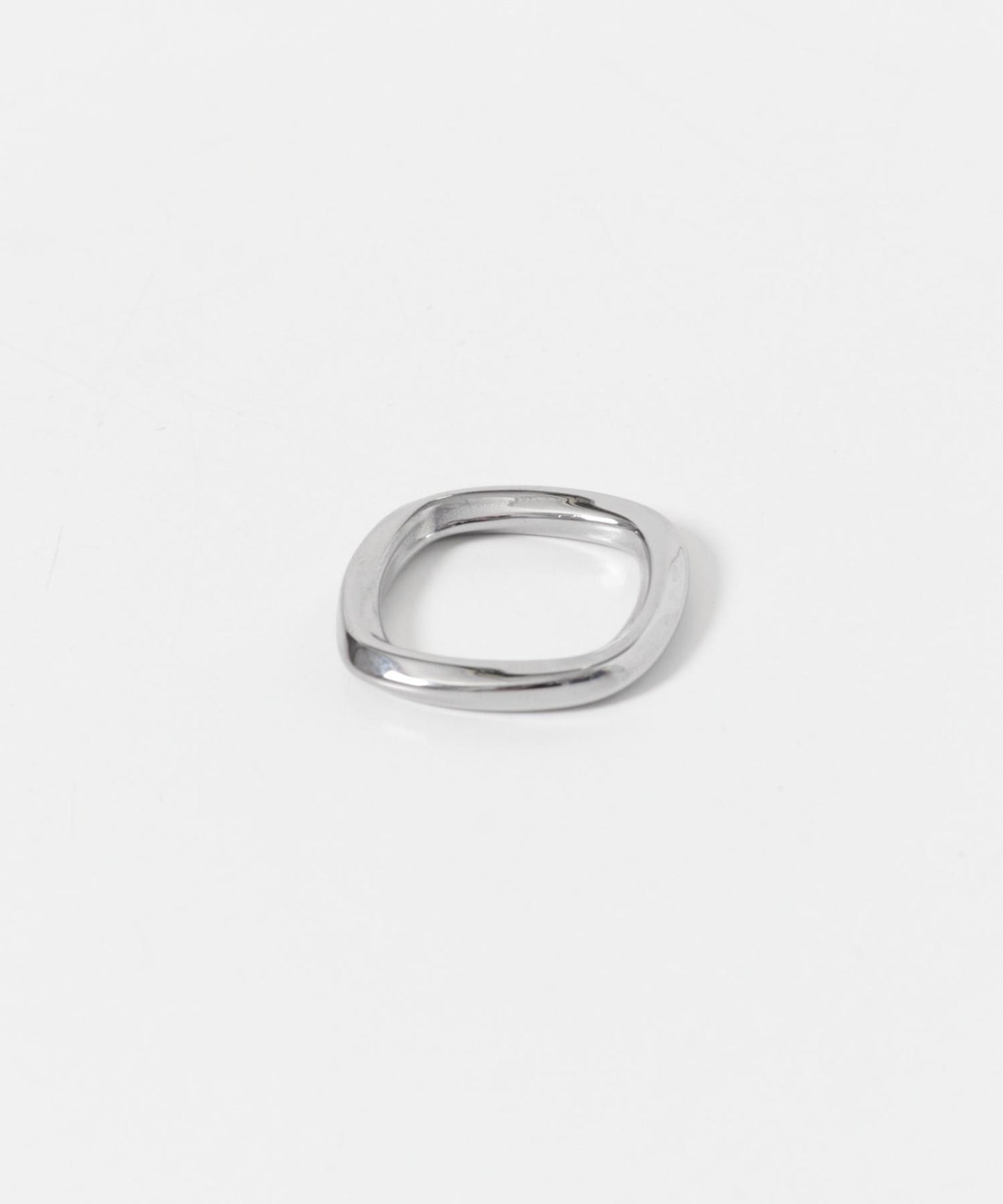 不鏽鋼方形紐扣戒指