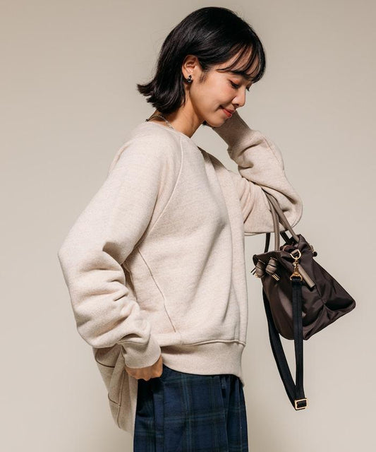 2WAY 內刷毛混色衛衣套頭衫