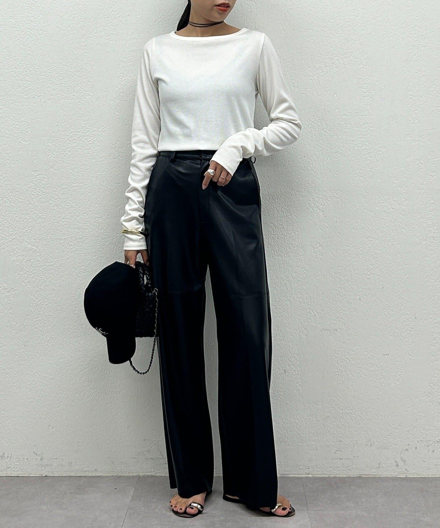 基礎羅紋長袖T恤