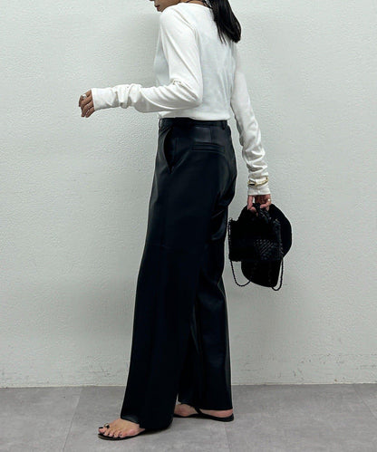 基礎羅紋長袖T恤